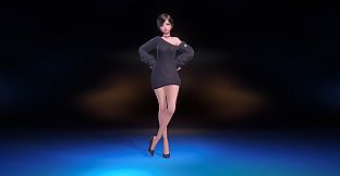 Angel Legion-DLC Off-Shoulder Sweater (Black)