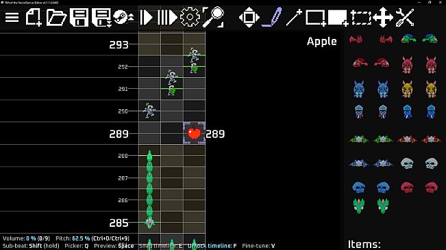 Rift of the NecroDancer Level Editor