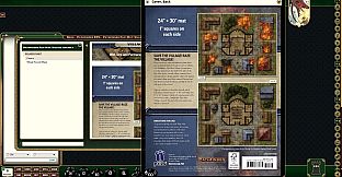 Fantasy Grounds - Pathfinder RPG - Pathfinder Flip-Mat: Village Assault