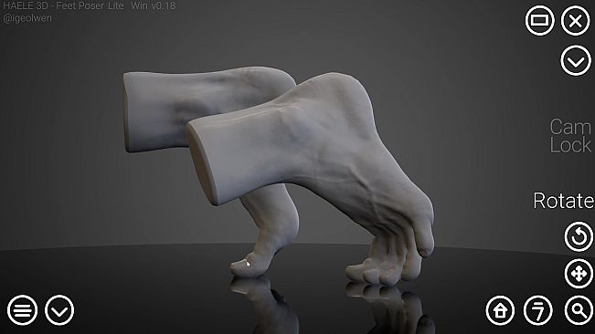 HAELE 3D - Feet Poses Lite - Drawing References