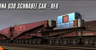 Trainz Plus DLC - China D38 Schnabel Car - Red