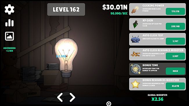 Lamp Clicker - Spooky Background - DLC