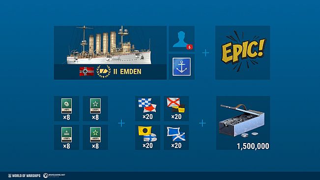World of Warships — Emden Mega Resource Pack