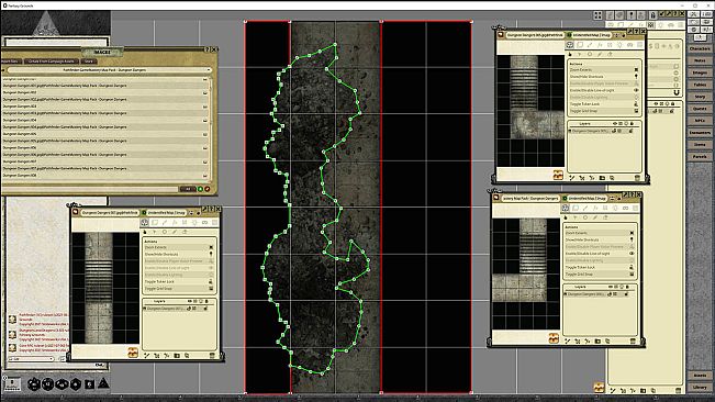 Fantasy Grounds - Pathfinder RPG - GameMastery Map Pack: Dungeon Dangers