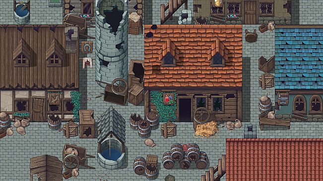 RPG Maker MV - Winlu Fantasy Tileset - Destroyed Exterior