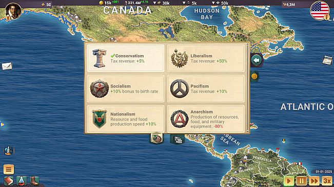 MA 3 – President Simulator