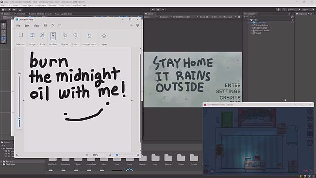 Stay Home It Rains Outside