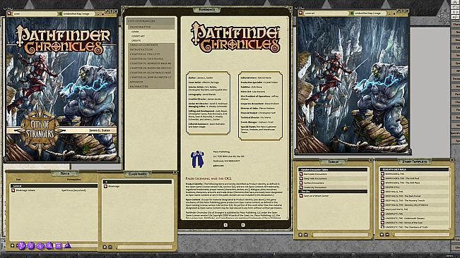 Fantasy Grounds - Pathfinder RPG - Chronicles: City of Strangers