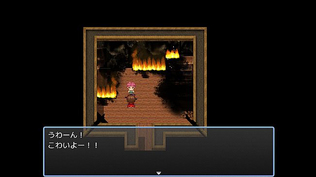 RPG Maker MZ - We are burning tile and character set