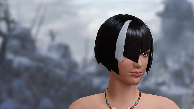 Monster Hunter Rise - "Asymmetric Cut" hairstyle