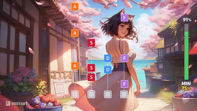 Catgirls Rhythm Game