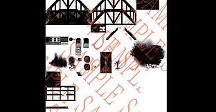 RPG Maker MZ - We are burning tile and character set