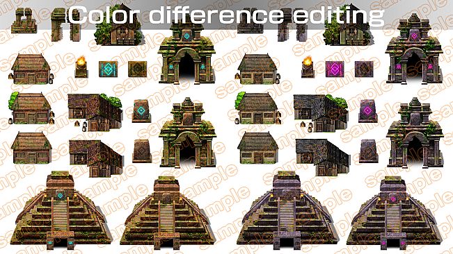 Single-picture map collection of materials3