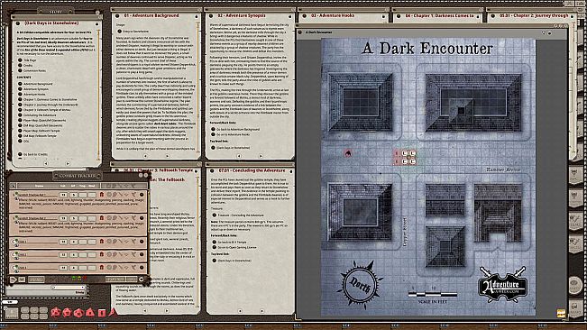 Fantasy Grounds - U01: Dark Days in Stoneholme