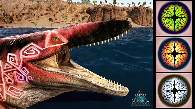 Beasts of Bermuda - Mosasaurus Supporter Warpaint