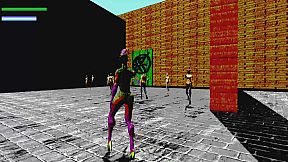 Lizard Lady vs the Cats