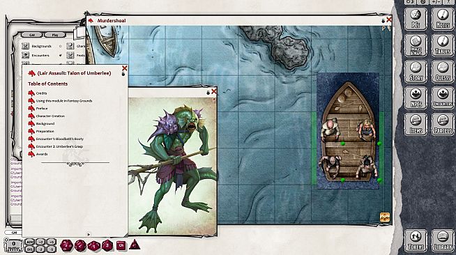 Fantasy Grounds - D&D Lair Assault: Talon of Umberlee