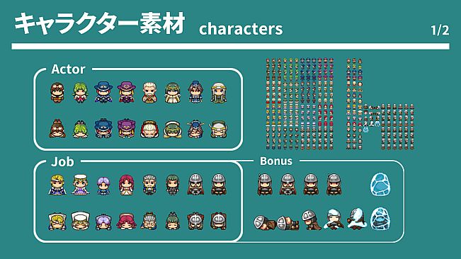 RPG Maker MV - REFMAP Fantasy Character Pack 4