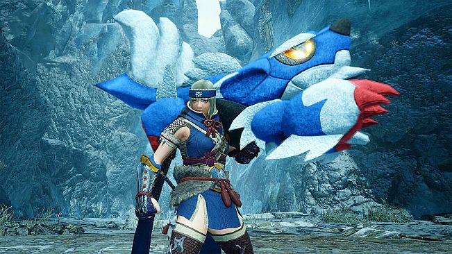 Monster Hunter Rise - "Stuffed Lunagaron" Hunter layered weapon (Switch Axe)