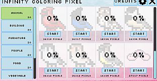 Infinity Coloring Pixel