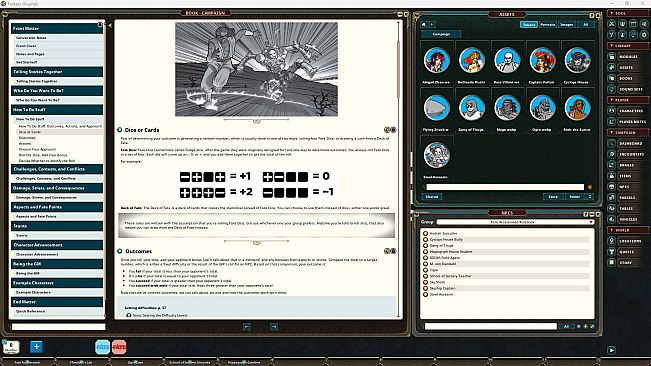 Fantasy Grounds - Fate Accelerated Rulebook