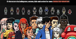 RPG Maker MZ - Rinobers Futuristic Characters