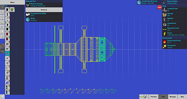 Space Station Manager