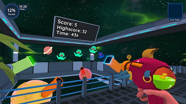 Find 100 Ducks and Blast Them...IN SPACE!!!