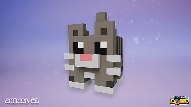 Color-A-Cube - Farm Animal Pack #1