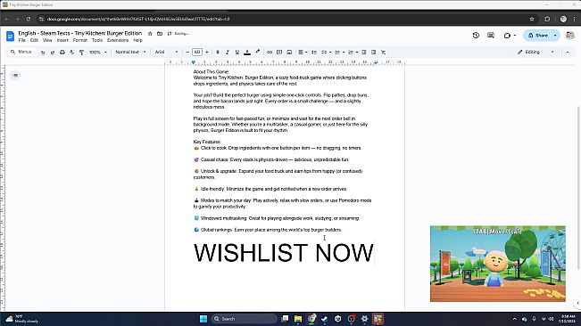 Tiny Kitchen: Burger Edition