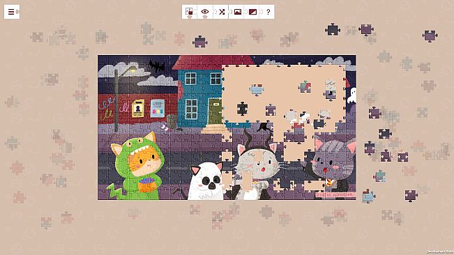 Buddy and Friends on Halloween