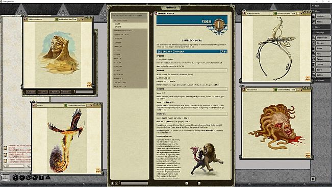 Fantasy Grounds - Pathfinder RPG - Campaign Setting: Mythical Monsters Revisited