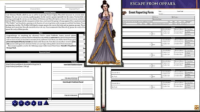 Fantasy Grounds - Pathfinder 2 RPG - Pathfinder Society Scenario #3-16: Escape from Oppara