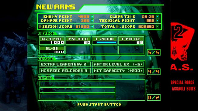 Assault Suit Leynos 2 Saturn Tribute