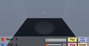 Coin Flipping Simulator for Probability and Statistics