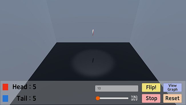 Coin Flipping Simulator for Probability and Statistics