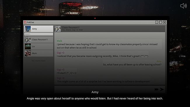 Class Reunion Chat Room
