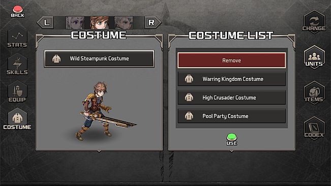 Azure Saga: Pathfinder - Wild Steampunk Costume Pack