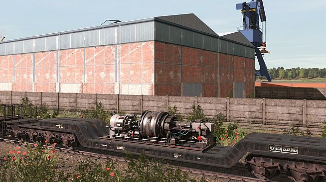 Trainz 2019 DLC - DB Uaai Low-Loader Flatcar