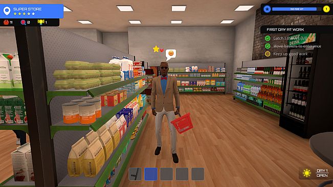 Supermarket Guard Simulator