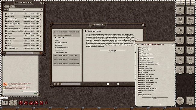 Fantasy Grounds - Dungeon Crawl Classics 2013 Holiday Module: The Old God's Return (DCC)