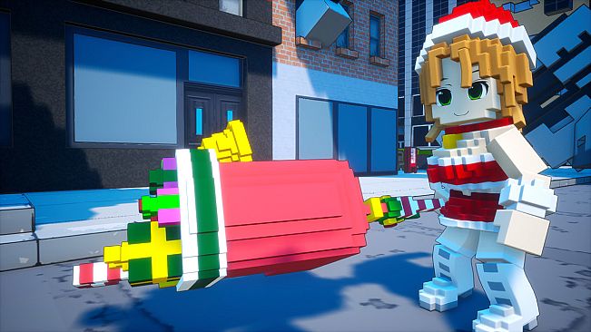 EARTH DEFENSE FORCE: WORLD BROTHERS - Additional Character: Riho Futaba, Merry Santa Costume