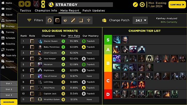 MOBA Esport Manager 25