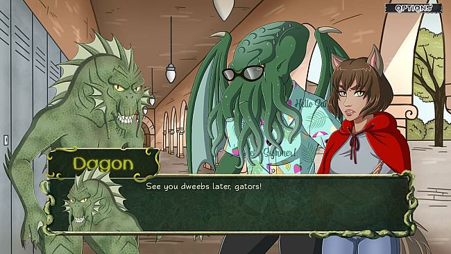 Tentacle Prawn: (Actually) A Cthulhu Dating Sim
