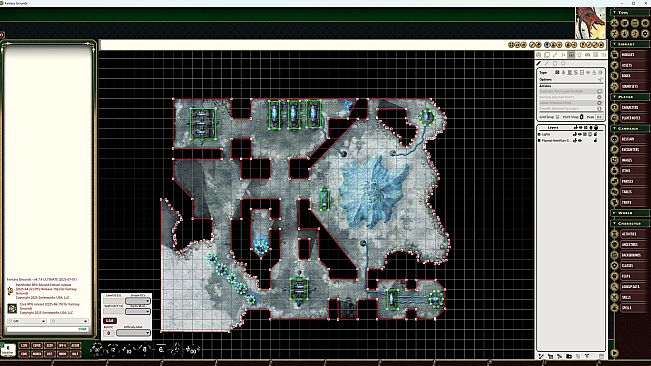 Fantasy Grounds - Pathfinder RPG - Flip-Mat: Alien Ruins