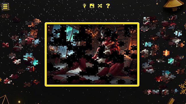 Furry Christmas Temptation – Naughty Jigsaw