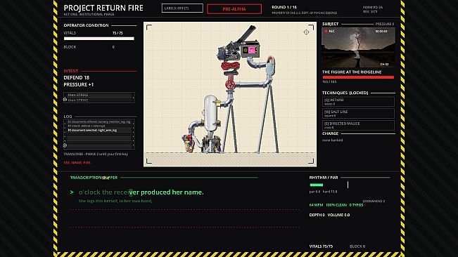 Psychoballistica: PROJECT RETURN FIRE