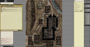 Fantasy Grounds - Pathfinder RPG - Pathfinder Flip-Mat - Classic Hamlet