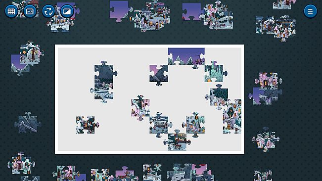 Hidden Cats in Jigsaw Puzzle - Santa's Realm