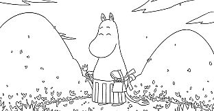 Moomintroll: Winter's Warmth - Digital coloring book